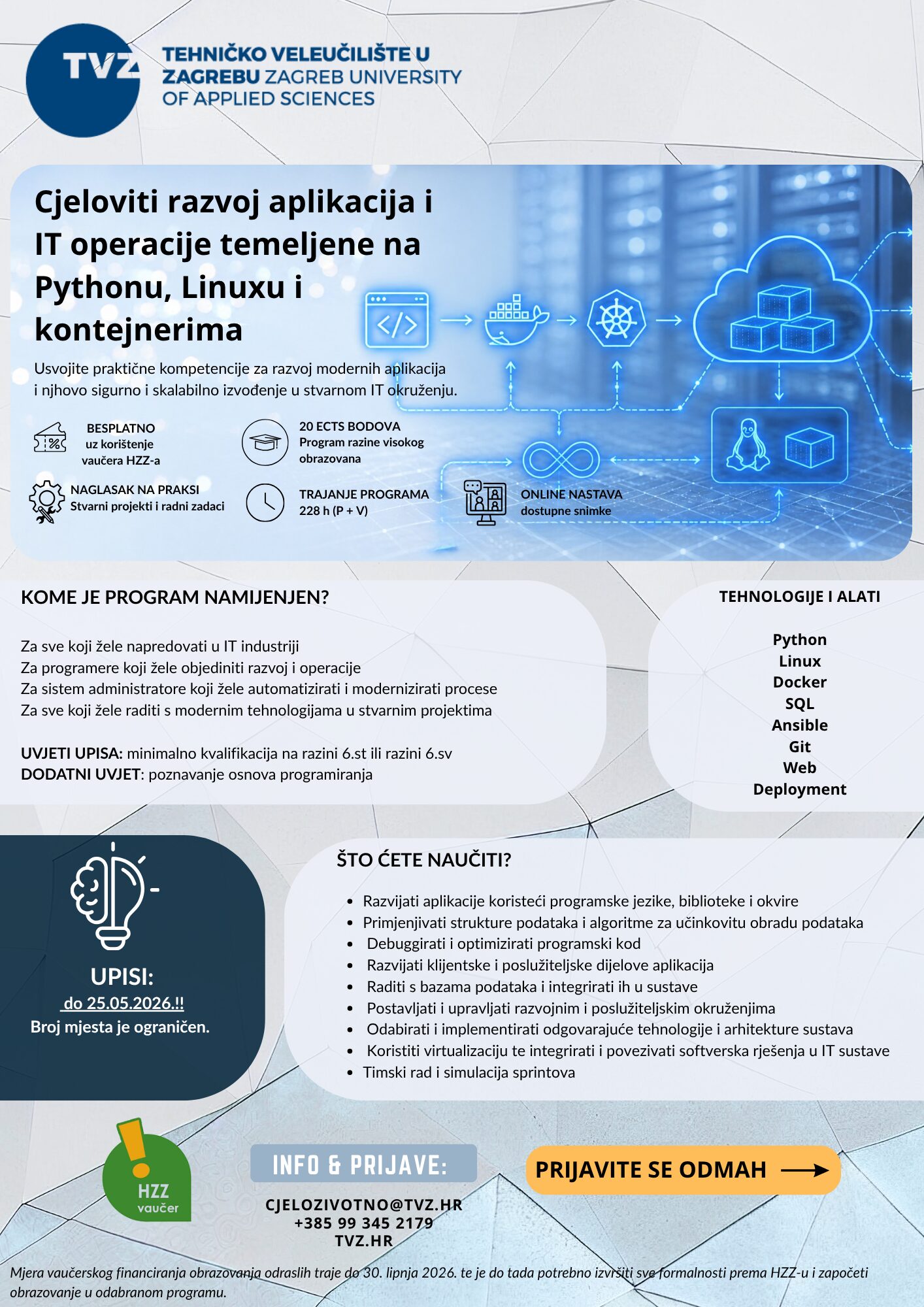 Python-Linux-kontejneri